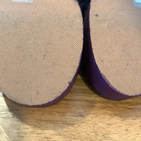 Rocket Dog Emily Black and Purple Women's Size 7.5 Platform Sandals