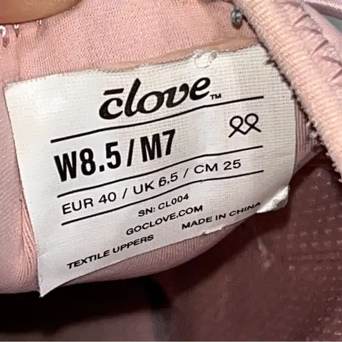 Clove Classic Pink Sneakers Shoes size 8.5