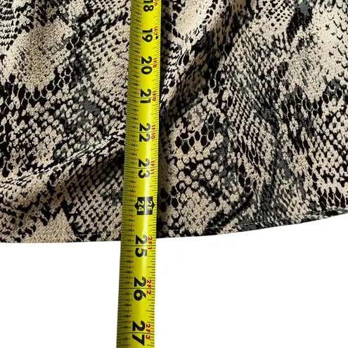 Loveappella Beige Multicolor Animal Print Blouse Women Top Size Small | 56-33