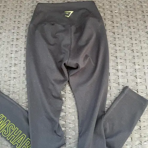 Gymshark  Black Training Graphic Leggings