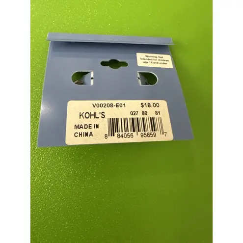 Simply Vera Wang Drop Earrings Stone Crystal Glam Rock Edgy Classy