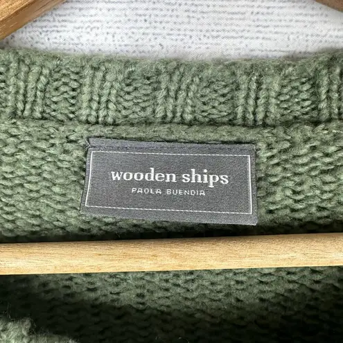 Wooden Ships  Womens Small Medium Ansel Crew Lightweight Mohair Wool Sweater