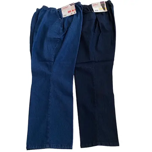 Chic Jeans NWT ๐ Chic Comfort Collection Misses Stretch Cotton Pull-On Denim Pants, 16P