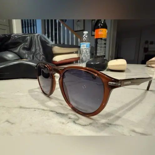 Carrera 277/S sunglasses transparent brown frame grey gradient plastic lenses