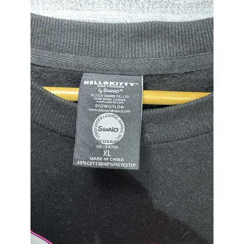 HELLO KITTY AND FRIENDS Sanrio TOKYO SPEED Pullover SWEATSHIRT Black XL