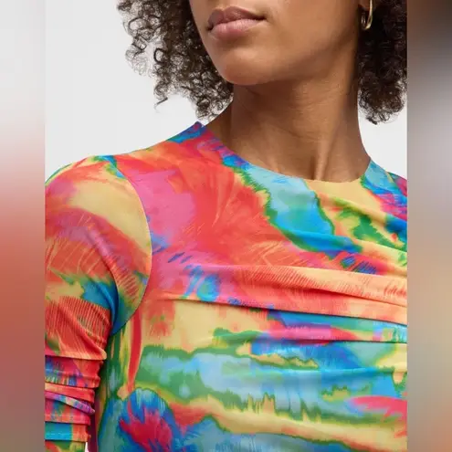 NWT SER.O.YA Janey Multicolor Top Size XS Abstract Palm SER. O. YA Pink