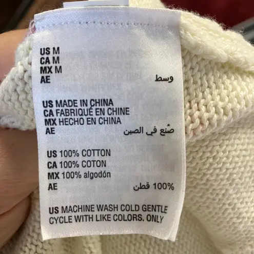 Sun Stone Womens Cardigan Sweater Medium Open Front Tie Dye Knit Cotton Clean - Image 10