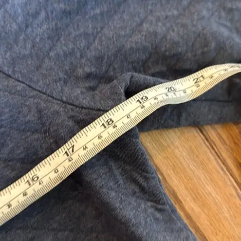 L.L. Bean blue quilted full zip collared sweater size small Blue