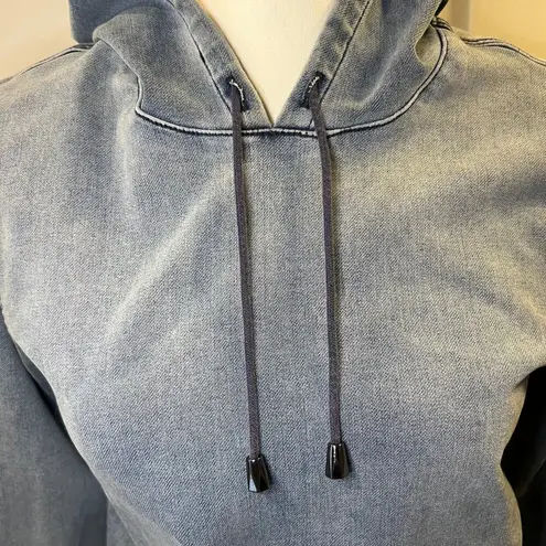 Frame Women's Denim Cropped Hoodie Size S