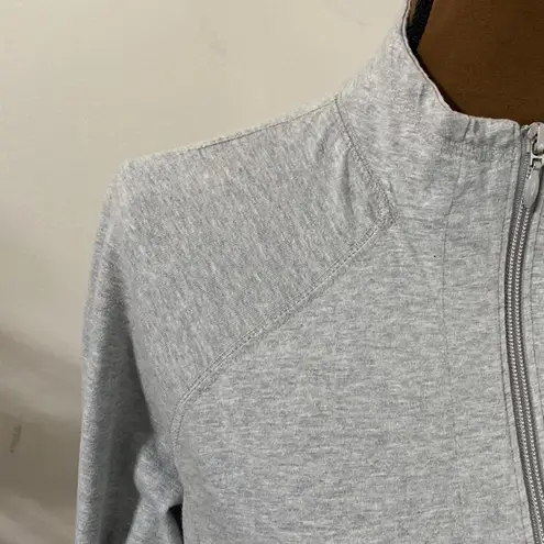 Woolrich 3XDRY cotton Mockneck double zipper cardigan size S