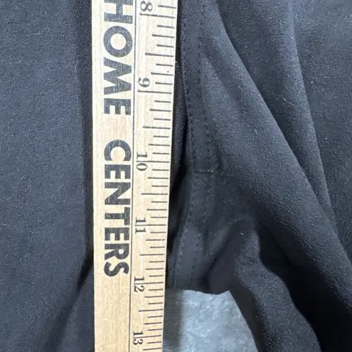 NYDJ Pants Black Career Dress Pants Straight Faux Suede Black Size 10 Neutral