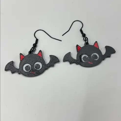 Mini Bat Halloween Earrings 🦇🖤✨ Black