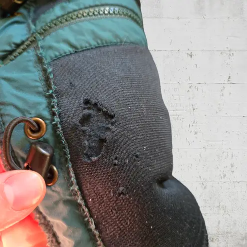 90s Vintage LL Bean Green Full Zip USA Made Pile Fleece Sherpa Jacket Size Small