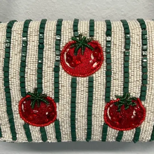 🍅 Viral Green and White Beaded Tomato Bag ♥️