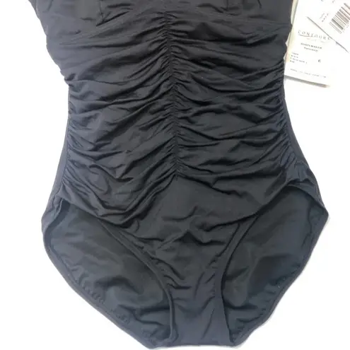 Coco reef BLACK VNeck Underwire One-Piece Swimsuit