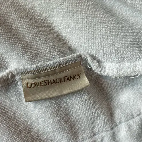 Love Shack Fancy  Indie Cotton blue rose /ombre in med/large. Missing Belt.