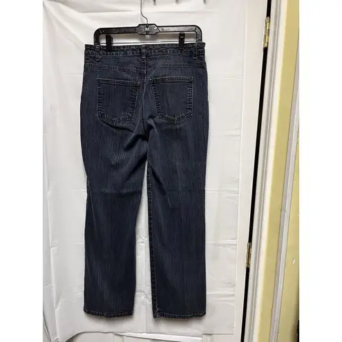 kim rogers ‎ Straight Jeans Women's 8P 8 30x28 Blue Mid Rise Stretch DCB-C