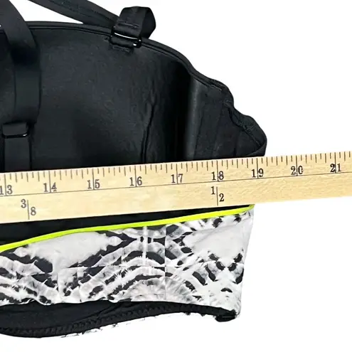 Swimsuits For All Tropiculture Bikini Top Women 22 Black Gray Abstract Underwire Size undefined