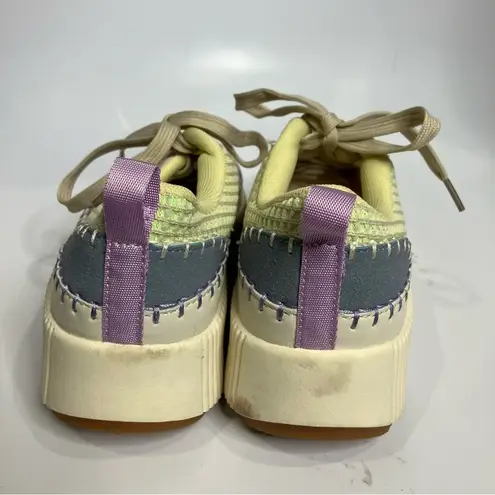 Nicole Miller  New York knit sneakers women’s size 7 pastel multicolored‎ casual