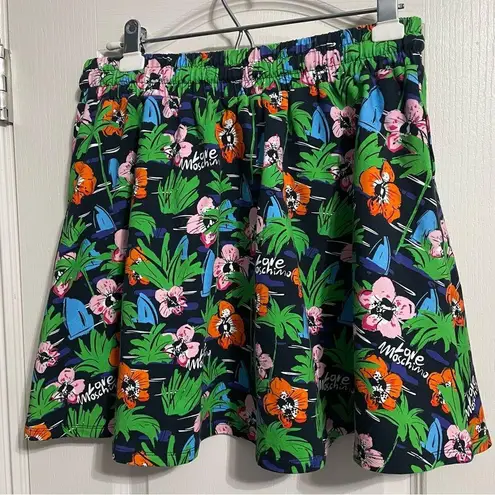 Love moschino 💖 Tropical Print Y2K Skirt
