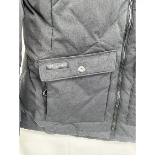 Columbia  Crescent Cliff Women's Jacket Feather & Down Hooded Grey XL Pockets