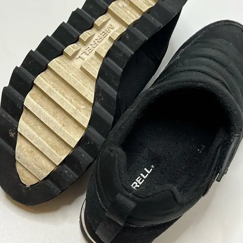Merrell Velcro Strap Slip On Comfortable Black Tennis Shoes