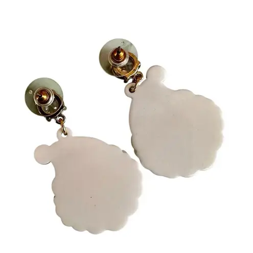 Santa Claus Christmas Earrings 🎅✨ Cubic Zirconia Dangle Gift Box