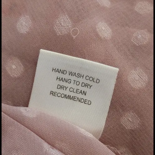 Daniel Rainn Smock Style Sheer Blouse Top