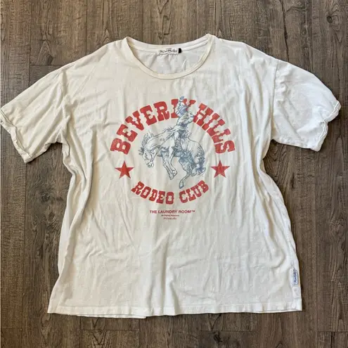 Revolve The Laundry Room Beverly Hills Rodeo Club - Oversized Tee - White