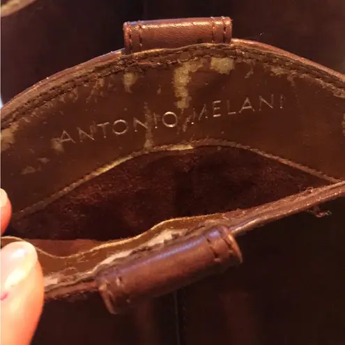 Antonio Melani Brown Western Ankle Boots 7.5