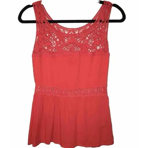 Deja Vu Womens Crotchet Top Size Small LTOP705