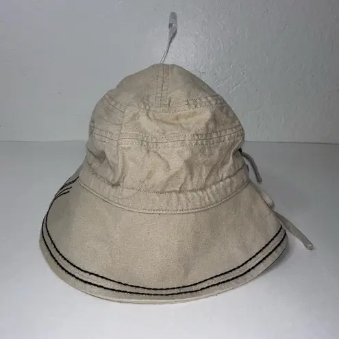 REI Bucket Hat Sun Cap Size S/M Drawstring Poseable Brim Safari Hiking Fishing Tan