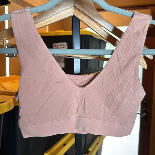 NWT Soma Seamless Aloe Turnaround Bralette - Tan Size Small