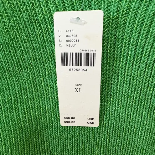 Maeve NWT Anthropologie Everyday Maryanne Sweater Tank Kelly Green Size XL
