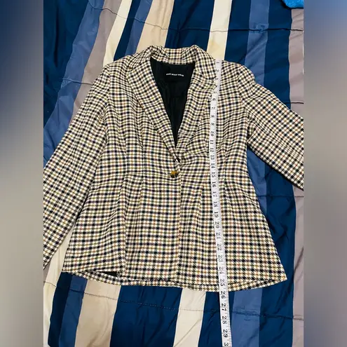 Who What Wear  Checkered Jacket with Black Interior - Image 4