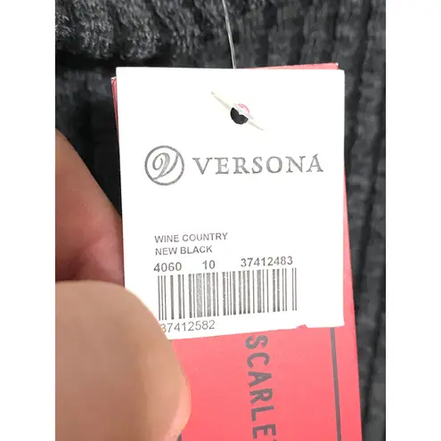 Black Sleeveless Ribbed Sweater Womens L Minimalist Dark Romantic Goth Capsule Size L