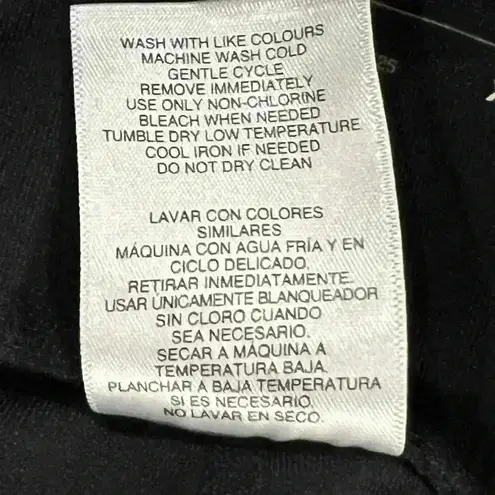 Mondetta Black Leggings with side pockets and striped mesh on legs. Size XL.