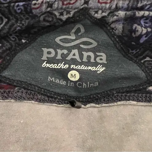 prAna  Women's Hemp Organic Cotton Blend Capri Crop Yoga Pants SZ M