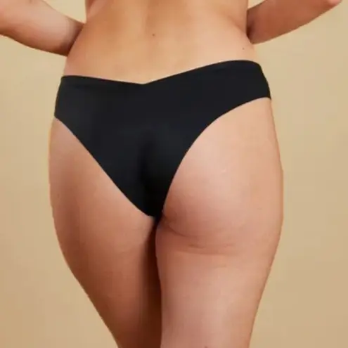 OneWith Roxbury Bikini Top & Merritt Dipped Cheeky Bottoms Set Small Blue