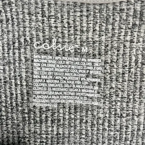 NWT - Colsie - Women’s Grey Seamless Thong Bodysuit - Size Medium