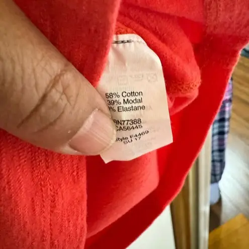 NWT Women’s Madewell high neck ribbed tank M Red Size M