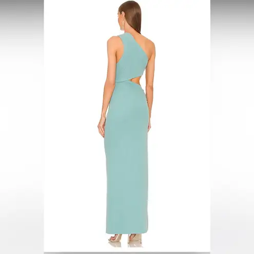 Michael Costello  X revolve decked maxi dress in teal