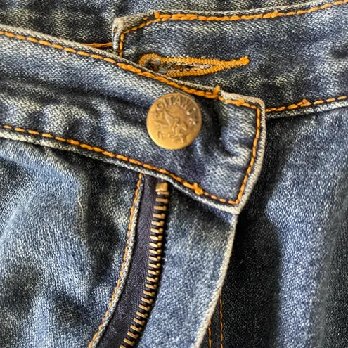 Vintage 80s 90s Gitano Denim Skirt 15W x 24L Medium Wash Size Medium Wash Jean
