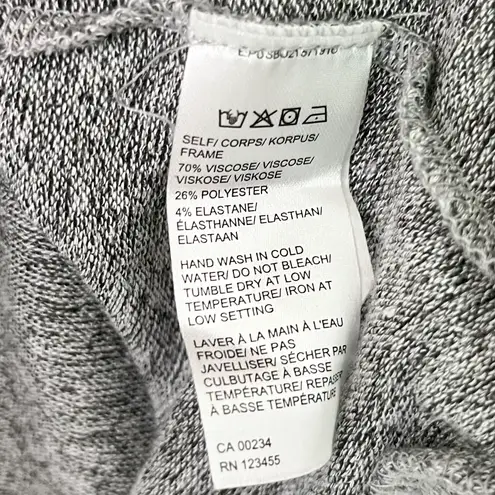 Lord and Taylor Women's Round Neck Long Bishop Sleeve Sweater Grey Size Medium