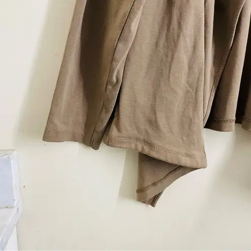 J. Jill Perfect Pima Cascade Cardigan Women’s XL Brown 100% Pima Cotton