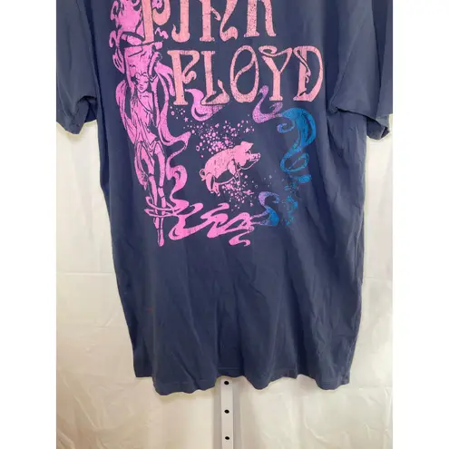 Daydreamer Pink Floyd T-Shirt Dress - Womens Size M - Blue Gray
