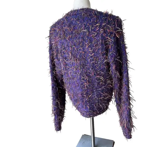 Pasta Vtg 90’s Purple Mohair Blend Confetti Sweater, Sz M Size M