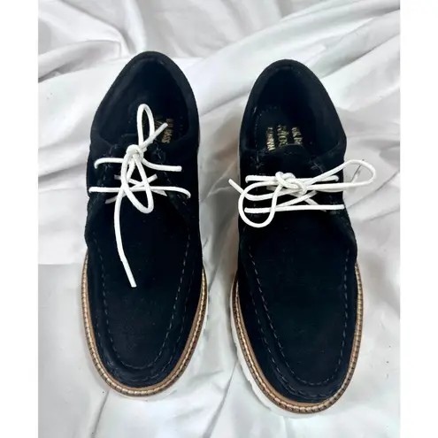 GH Bass Originals Lug Sole Moc Shoes Wallace Suede Black 6.5