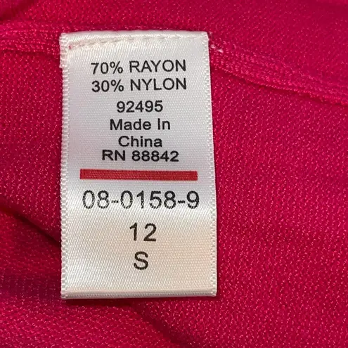 Vibrant ROAMAN’S PINK CROPPED KIMONO SLEEVE CARDIGAN SIZE 12