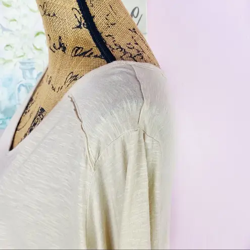 New Directions Curvy Slub Knit V